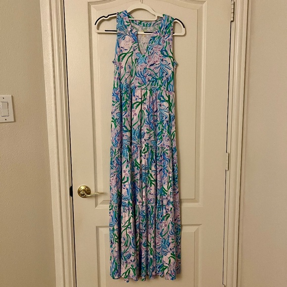 Lilly Pulitzer Sydnee Maxi Dress, Multi Secret Escape - Picture 1 of 5